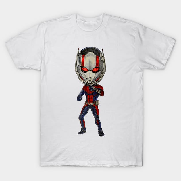 Chibi Antman T-Shirt by tabslabred